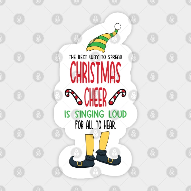 Christmas Cheer Sticker by CanossaGraphics